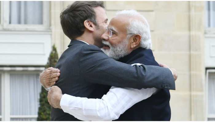 PM Narendra Modi meets French President Emmanuel Macron, discusses regional and global developments