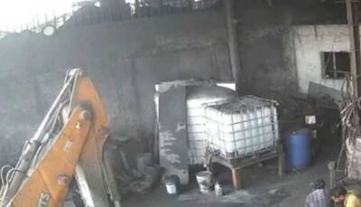 Shocking! Two killed after crane tyre explodes while air being refilled - Watch here
