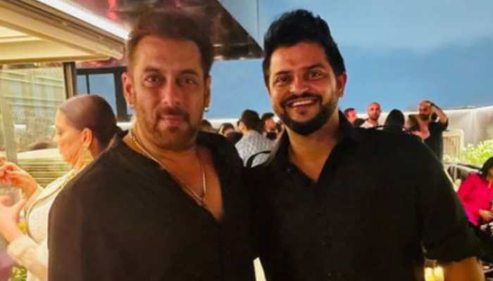 Suresh Raina meets Salman Khan at Eid party, fans say ‘two superstars in 1 frame’