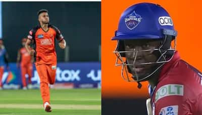 IPL 2022: Rovman Powell smashes Umran Malik all over park to set Twitter on fire, check reactions