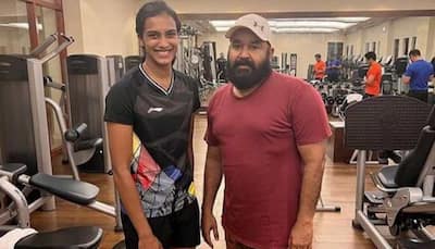 When Indian badminton star PV Sindhu met legendary actor Mohanlal, check pic HERE