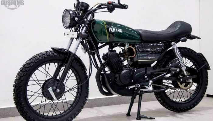 This retro bike is actually a modified Yamaha Libero underneath, looks modern