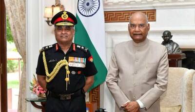 Army Chief General Manoj Pande awarded Param Vishisht Seva Medal by President - Watch