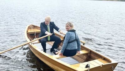 UK PM Boris Johnson trolled online, picture of him rowing a boat in suit goes viral