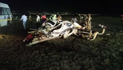 Training helicopter crashes at Raipur airport, two pilots killed; Chhattisgarh CM offers condolences 