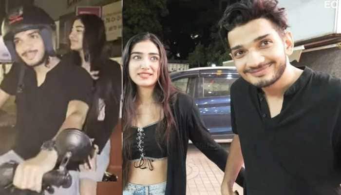 Lock Upp winner Munawar Faruqui and girlfriend Nazila Sitashi's late night bike ride video goes viral - Watch