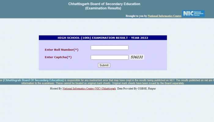 CGBSE Chhattisgarh Class 10, 12 Board Results 2022 announced at cgbse.nic.in, results.cg.nic.in; here&#039;s direct link