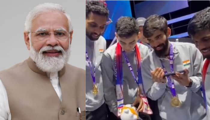 You all have made it: PM Narendra Modi speaks to India&#039;s Thomas Cup 2022 winners, invites them to residence - WATCH