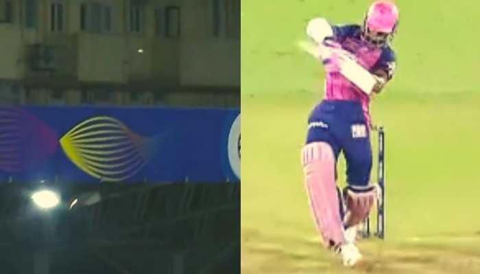 IPL 2022: RR&#039;s Yashasvi Jaiswal hits 103m six against LSG&#039;s Dushmantha Chameera, sends ball out of the park - Watch