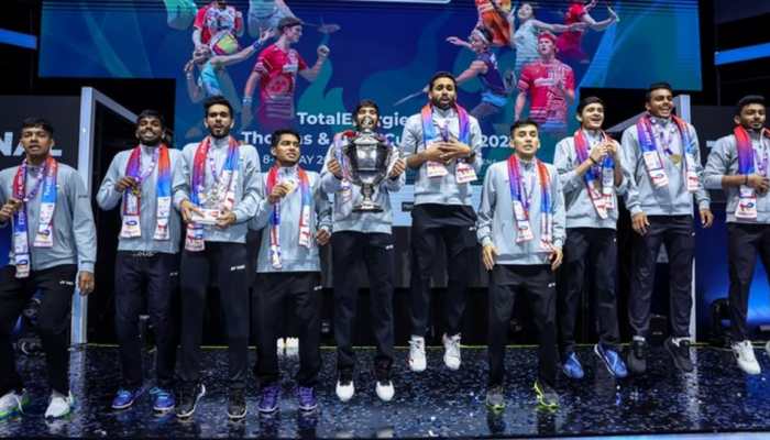 HS Prannoy REVEALS players were sleeping with medals after historic Thomas Cup victory