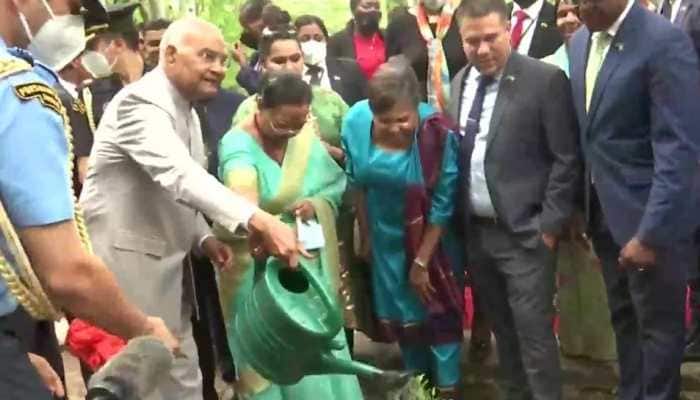President Ramnath Kovind inaugurates &#039;India-Jamaica Friendship Garden&#039; in Kingston; check pics