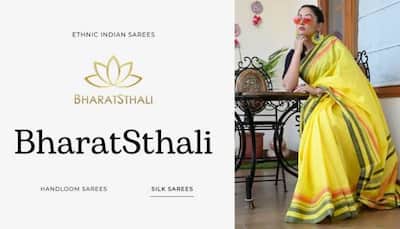 BharatSthali’s Maheshwari saree is a traditional loom powered by Indian history