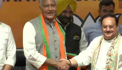 Sunil Jakhar, former Punjab Congress chief, joins BJP in presence of JP Nadda in Delhi