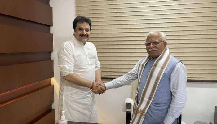 Another jolt to Congress soon? Senior leader Kuldeep Bishnoi’s meeting with Haryana CM Manohar Lal Khattar stirs buzz