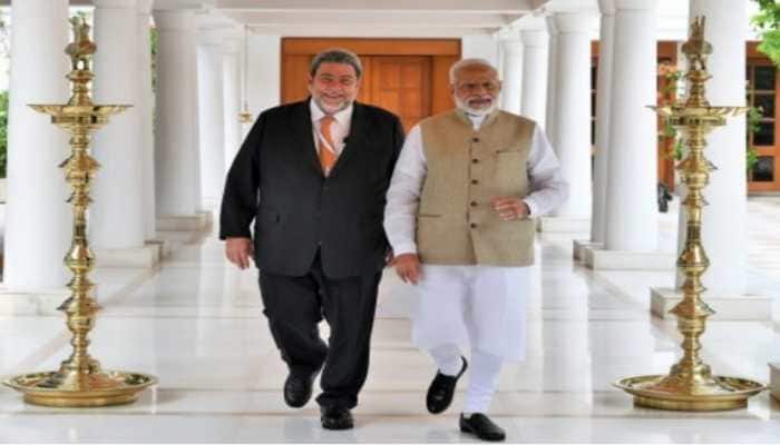 &#039;My blazer made by PM Modi&#039;s tailors, we&#039;ve great...&#039;, says SVG PM Ralph Gonsalves