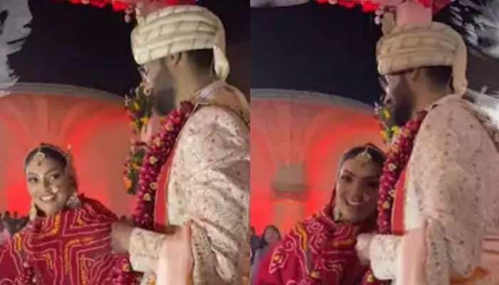 Viral Video: Priest tells bride and groom to run for pheras as he was getting late - WATCH