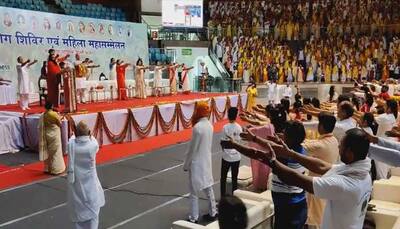 International Yoga Day 2022: Thousands of women practice in Delhi ahead of Yoga Day
