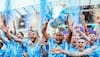 Pep Guardiola's Manchester City beat Aston Villa 3-2 to win Premier League title