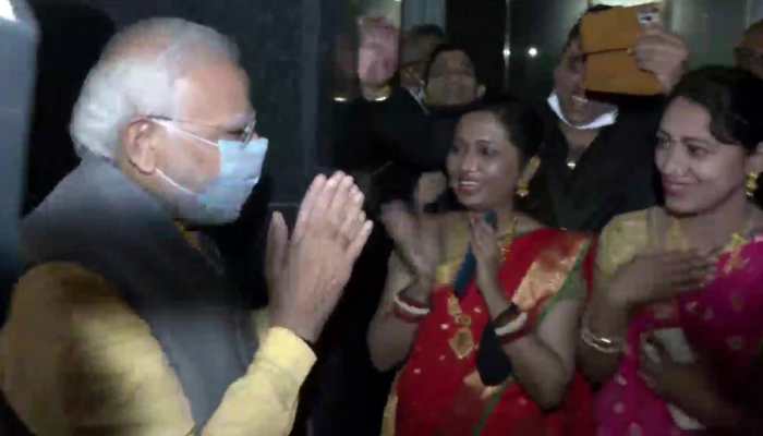 Quad Summit: 'Modi Modi', 'Bharat Mata Ki Jai' chants in Tokyo as PM Modi lands in Japan, Watch
