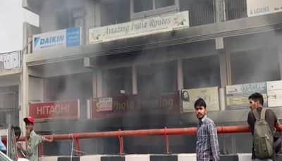 Noida: Fire breaks out at Hansraj Tower in Nithari, rescue works on