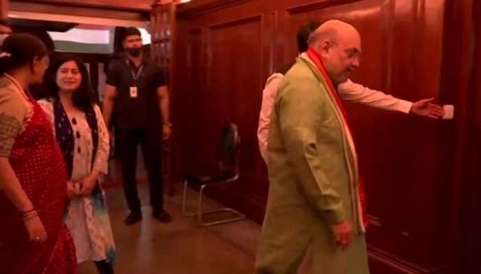 Home Minister Amit Shah visits Prime Ministers&#039; Museum with wife Sonal Shah: In Pics
