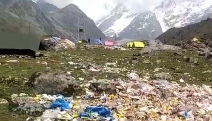 Aftermath of Char Dham Yatra: Heaps of garbage on stretch leading to Kedarnath