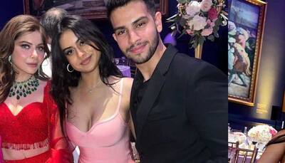 Nysa Devgn steals the show in bubblegum pink bodycon dress with deep neck at Kanika Kapoor's wedding reception - PICS
