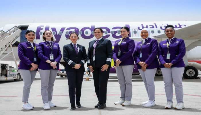 Saudi Arabia&#039;s Flyadeal Airline flew with all-women crew from Riyadh to Jeddah