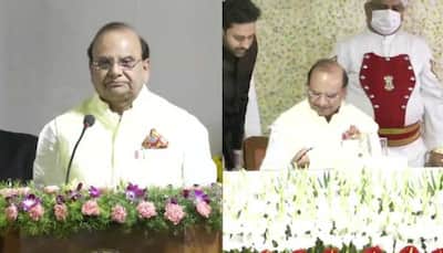 Vinai Kumar Saxena takes oath as Lt Governor of Delhi - See images 