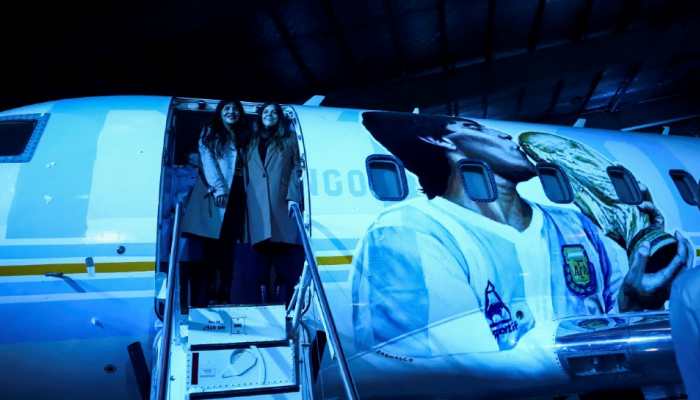 Diego Maradona tribute plane unveiled in Argentina, set to fly over Qatar during FIFA World Cup 2022