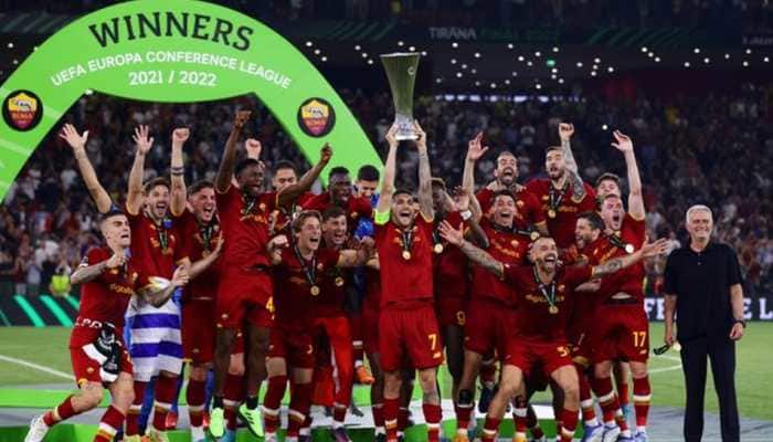 AS Roma win first UEFA Europa conference league title, Jose Mourinho achieves THIS feat