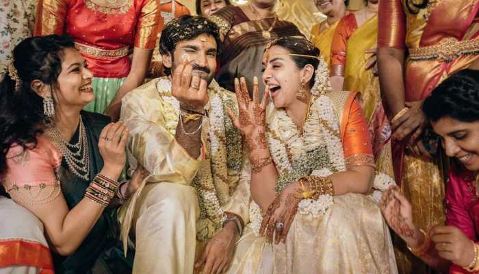 South star Aadhi Pinnisetty and Nikki Galrani&#039;s wedding was a &#039;dreamy, all-white celebration&#039;