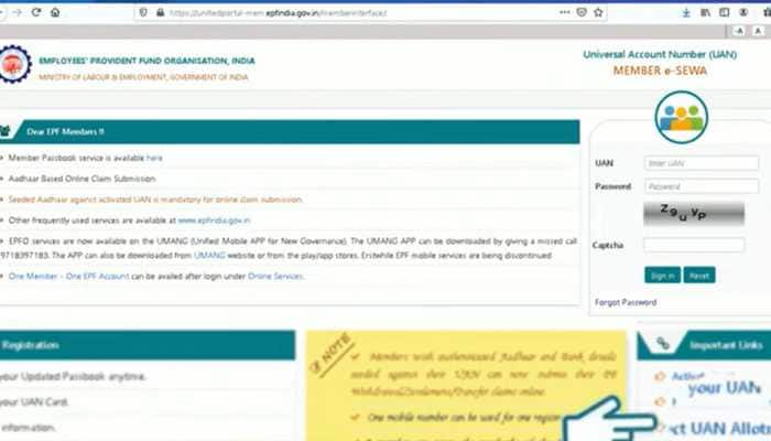 How to generate Direct UAN via EPFO portal –Check step by step online  process | Personal Finance News | Zee News