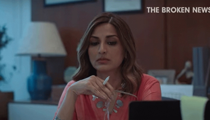 ZEE5&#039;s The Broken News trailer out: Sonali Bendre&#039;s OTT debut exposes  truth behind &#039;Breaking News&#039;