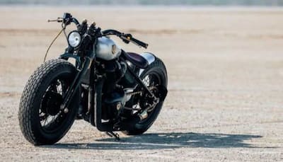 This Royal Enfield Interceptor 650 modified into a bobber looks butch, check pics