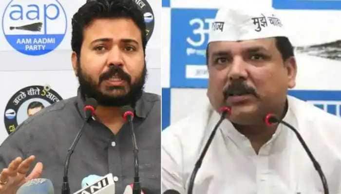 Face Durgesh Pathak from Rajinder Nagar seat if you dare: AAP MP Sanjay Singh&#039;s challenge to Delhi BJP chief