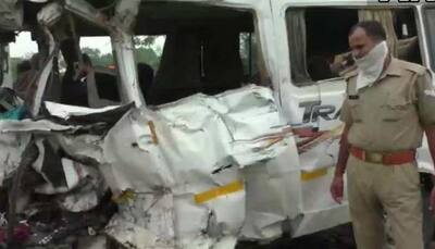 7 Karnataka tourists killed, 9 injured as bus en route Ayodhya collides with truck