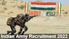 Indian Army Recruitment 2022: Application process open for 40 vacancies at joinindianarmy.nic.in, details here