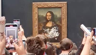 Mona Lisa left smeared in cream in during a climate protest stunt in Paris