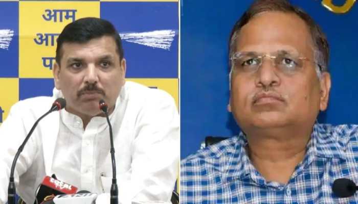 Satyendar Jain arrested by ED in &#039;fake&#039; case: AAP MP Sanjay Singh blames BJP