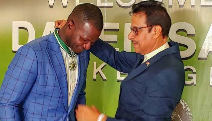 Windies cricketer Daren Sammy receives Pakistan's third-highest civilian award - here's why