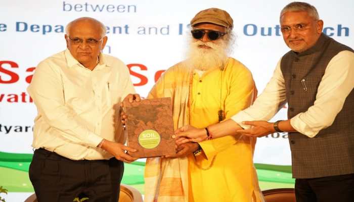 Save Soil Movement: Gujarat becomes first Indian state to sign MoU with Sadhguru&#039;s Isha foundation