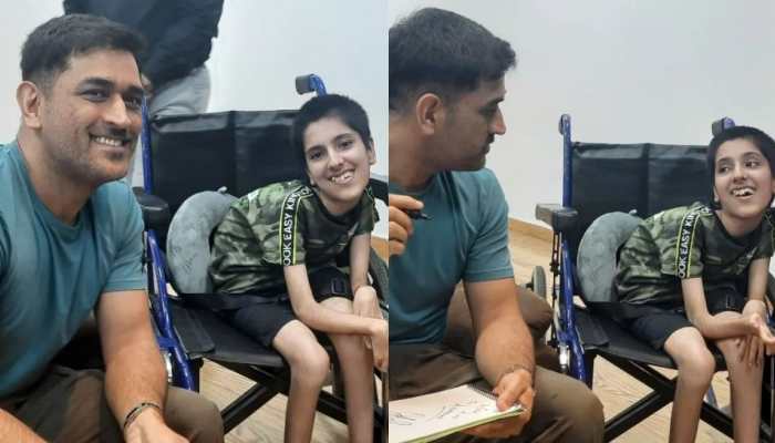 'Rona Nahi...', CSK's specially-abled fan shares experience of meeting MS Dhoni - Watch