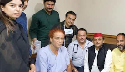 SP chief Akhilesh Yadav meets Azam Khan at Delhi hospital amid reports of rift between them