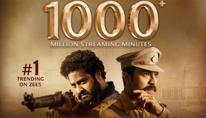 SS Rajamouli's period drama RRR gets a thunderous response, crosses 1000 mn streaming mins on ZEE5