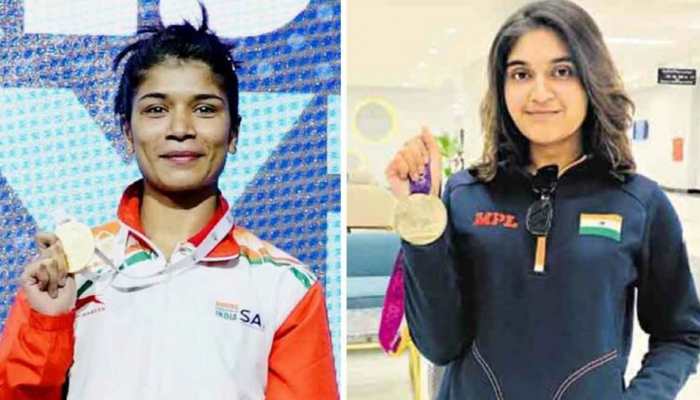 Telangana announces Rs 2 crore cash prize, housing plot for Nikhat Zareen, Esha Singh