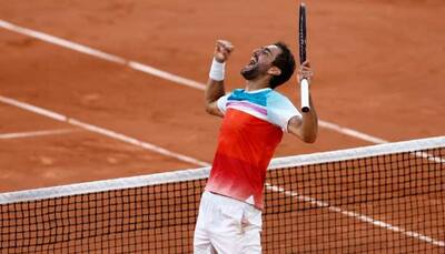 French Open 2022: Marin Cilic survives super tie-break against Andrey Rublev to reach semis