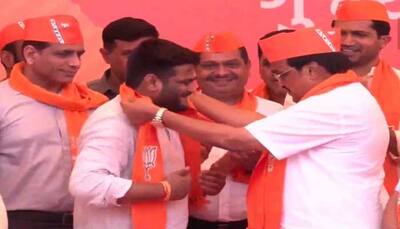 Gujarat: Patidar leader Hardik Patel, who recently quit Congress, joins BJP 
