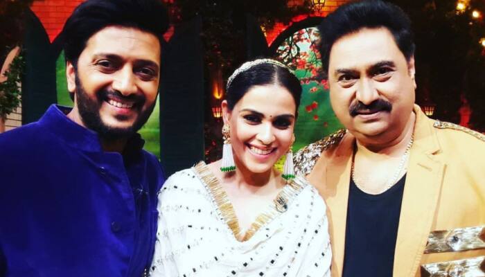 Smart Jodi: Riteish Deshmukh and Genelia D'souza arrive with musical maestro Kumar Sanu for Grand Finale