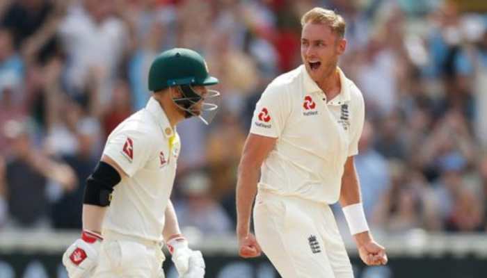 England vs New Zealand 1st Test: Stuart Broad&#039;s &#039;Bunny&#039; David Warner reacts as England pacer dismisses Devon Conway 